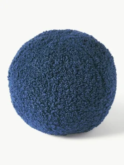 Westwing Collection Rundes Teddy-Dekokissen Dotty