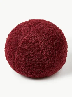 Westwing Collection Rundes Teddy-Dekokissen Dotty