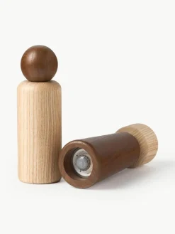 Westwing Collection Salz- & Pfeffermühle Anis aus Eschenholz, 2er-Set