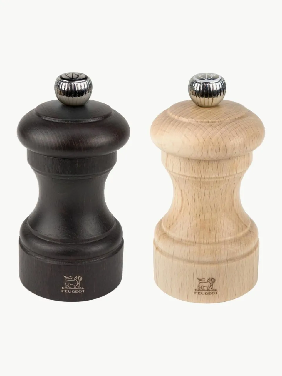 Peugeot Saveurs Salz- & Pfeffermühle Bistro aus Buchenholz, 2er-Set