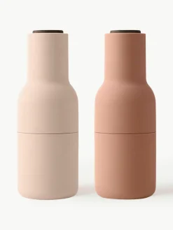 Audo Copenhagen Salz- & Pfeffermühle Bottle Grinder mit Walnussholzdeckel, 2er-Set