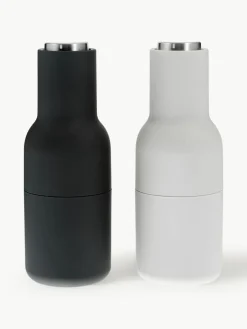 Audo Copenhagen Salz- & Pfeffermühle Bottle Grinder mit Edelstahldeckel, 2er-Set