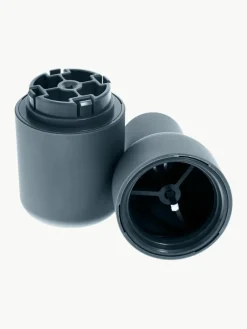 Audo Copenhagen Salz- & Pfeffermühle Bottle Grinder mit Buchenholzdeckel, 2er-Set