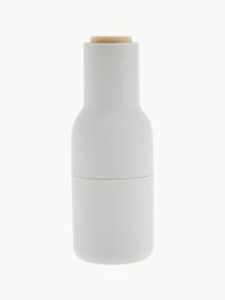 Audo Copenhagen Salz- & Pfeffermühle Bottle Grinder mit Buchenholzdeckel, 2er-Set