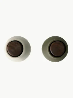 Audo Copenhagen Salz- & Pfeffermühle Bottle Grinder mit Walnussholzdeckel, 2er-Set