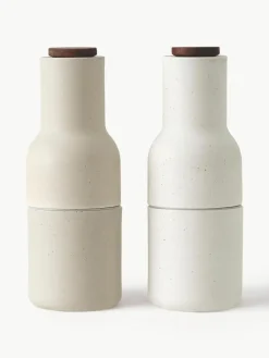 Audo Copenhagen Salz- & Pfeffermühle Bottle Grinder mit Walnussholzdeckel, 2er-Set