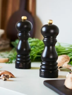 Peugeot Saveurs Salz- & Pfeffermühle Paris aus Buchenholz, 2er-Set