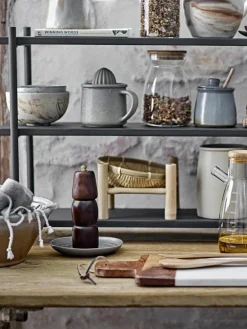 Bloomingville Salz- und Pfeffermühle Sabri aus Holz, 2er-Set