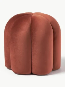 Westwing Collection Samt-Hocker Cali