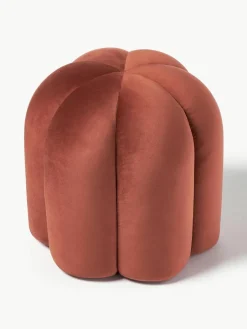 Westwing Collection Samt-Hocker Cali