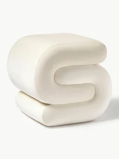 Westwing Collection Samt-Hocker Merle