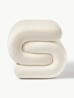 Westwing Collection Samt-Hocker Merle