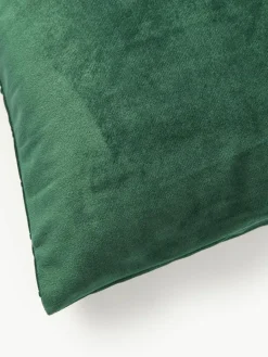 Westwing Collection Samt-Kissenhülle Lola mit Strukturmuster