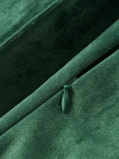 Westwing Collection Samt-Kissenhülle Lola mit Strukturmuster