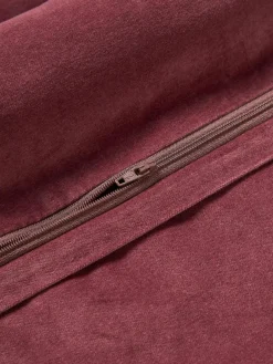 Westwing Collection Samt-Kissenhülle Sina mit Strukturmuster