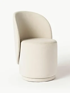 Westwing Collection Samt-Polsterstuhl Zeyno