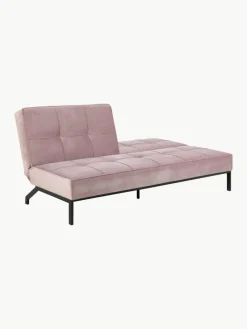 Westwing Samt-Schlafsofa Perugia (3-Sitzer)