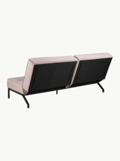 Westwing Samt-Schlafsofa Perugia (3-Sitzer)