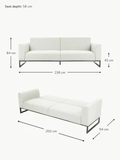 Westwing Collection Schlafsofa Josephine (3-Sitzer)
