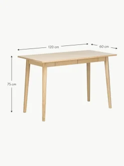 Westwing Schmaler Holz-Schreibtisch Marte