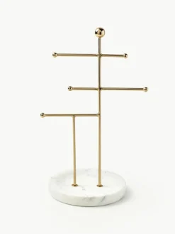 Westwing Collection Schmuckhalter Selina mit Marmor-Sockel