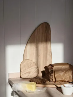 Broste Copenhagen Schneidebrett Limfjord aus Eichenholz, B 39 cm