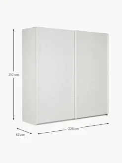 Westwing Schwebetürenschrank Mia, 2-türig