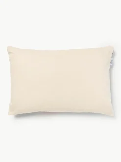 Les Ottomans Seiden-Kissenhülle Silky mit abstraktem Muster