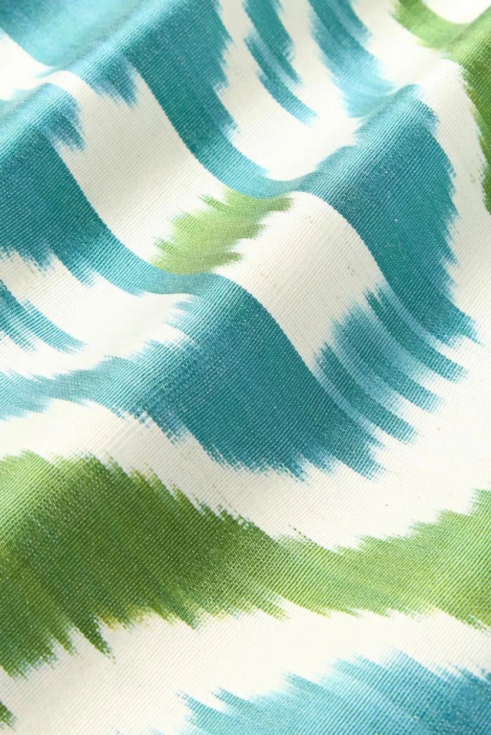 Les Ottomans Seiden-Kissenhülle Silky mit abstraktem Muster