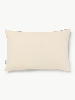 Les Ottomans Seiden-Kissenhülle Silky mit abstraktem Muster
