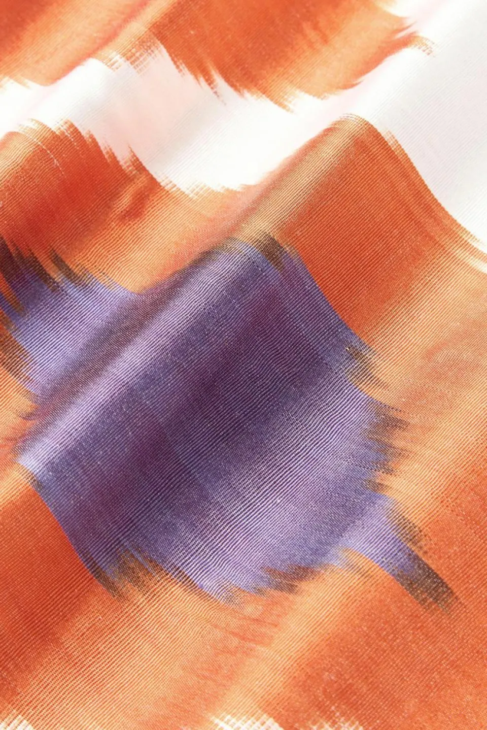 Les Ottomans Seiden-Kissenhülle Silky mit abstraktem Muster