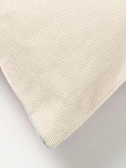 Les Ottomans Seiden-Kissenhülle Silky mit abstraktem Muster