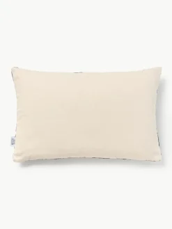 Les Ottomans Seiden-Kissenhülle Silky mit abstraktem Muster
