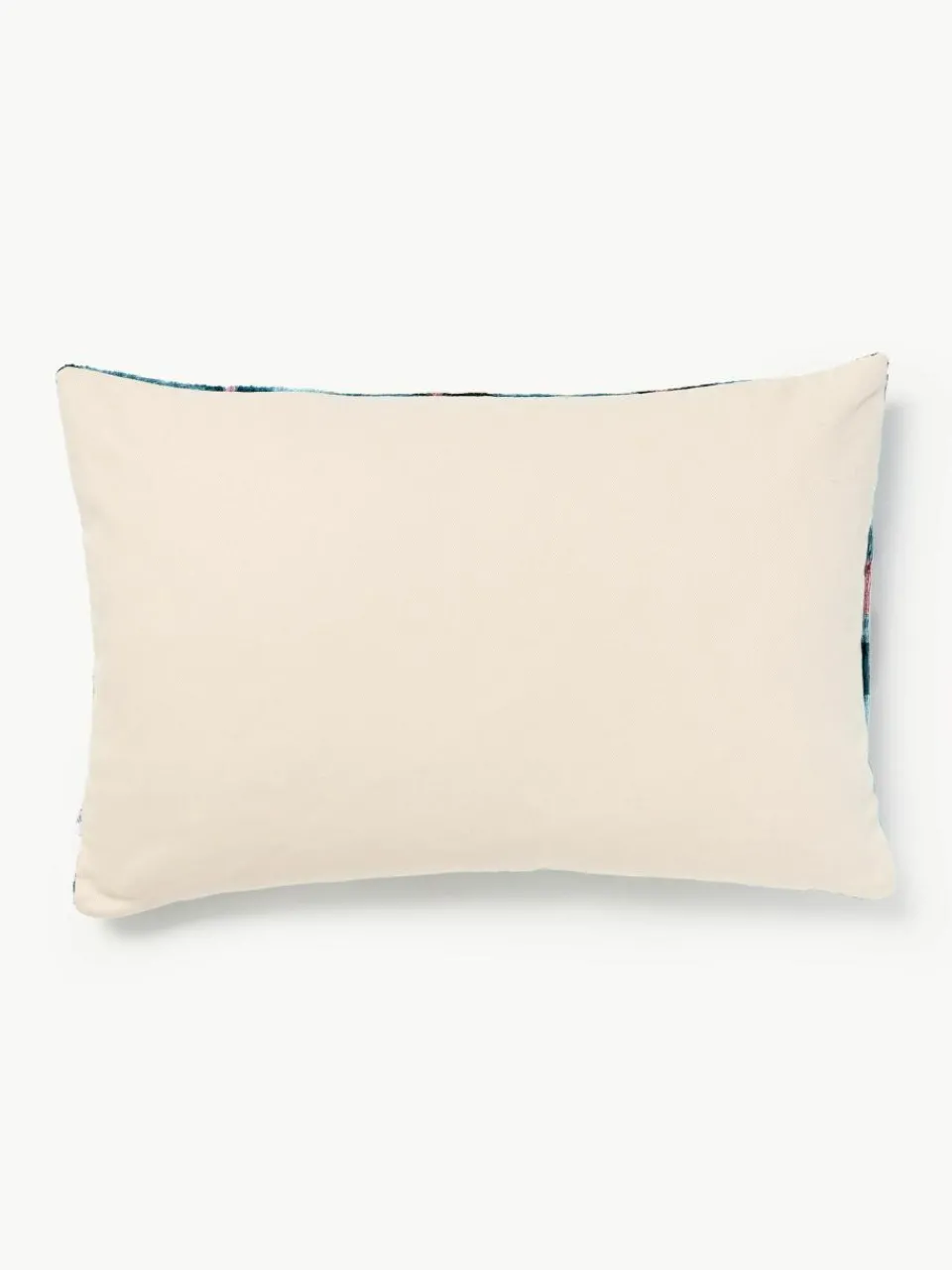 Les Ottomans Seidensamt-Kissenhülle Velvety mit abstraktem Muster
