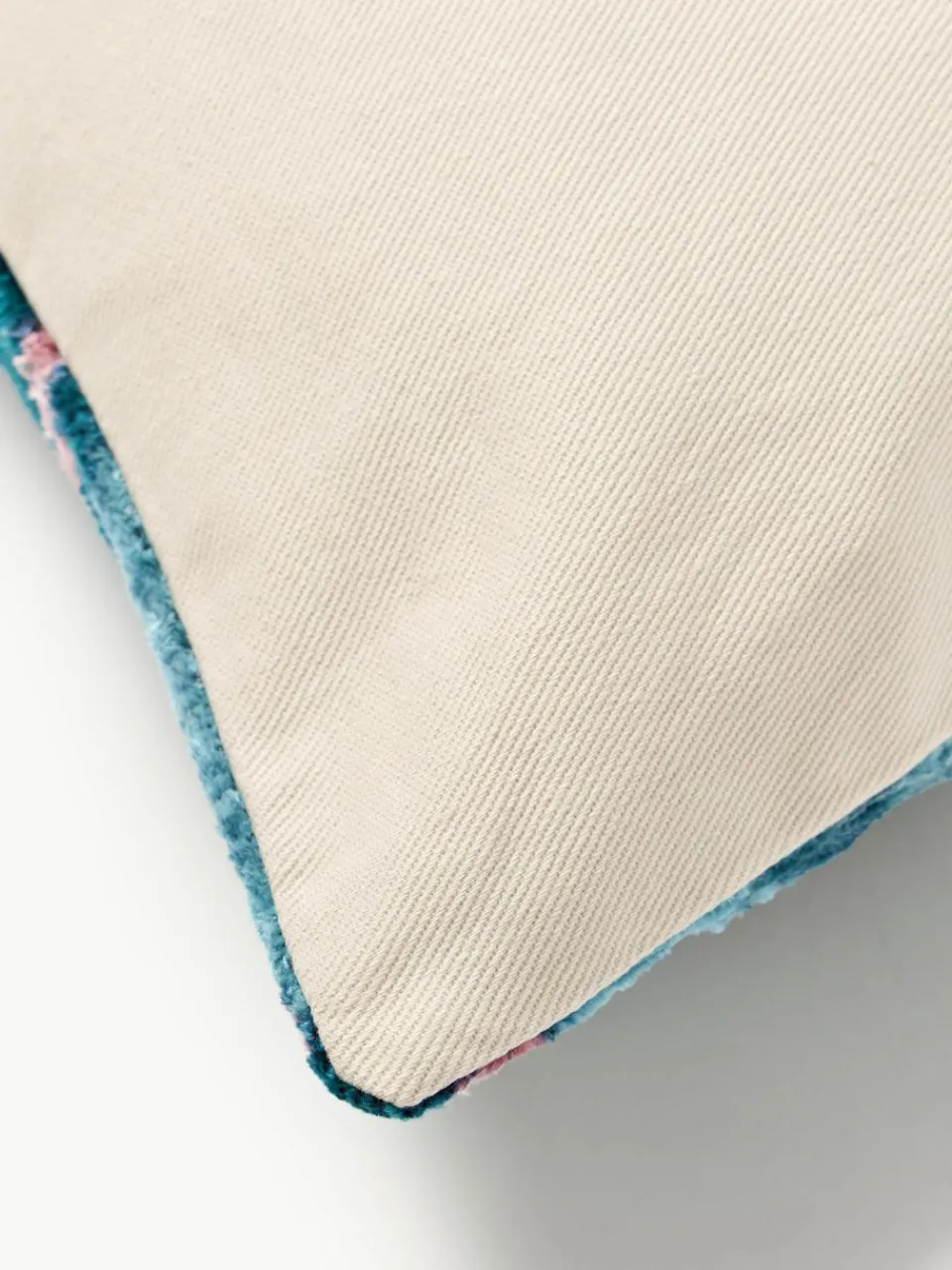 Les Ottomans Seidensamt-Kissenhülle Velvety mit abstraktem Muster