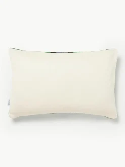 Les Ottomans Seidensamt-Kissenhülle Velvety mit abstraktem Muster