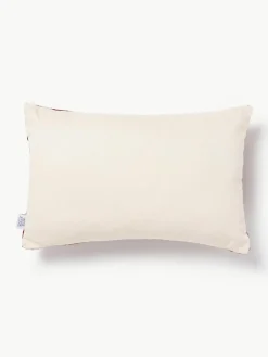 Les Ottomans Seidensamt-Kissenhülle Velvety mit abstraktem Muster