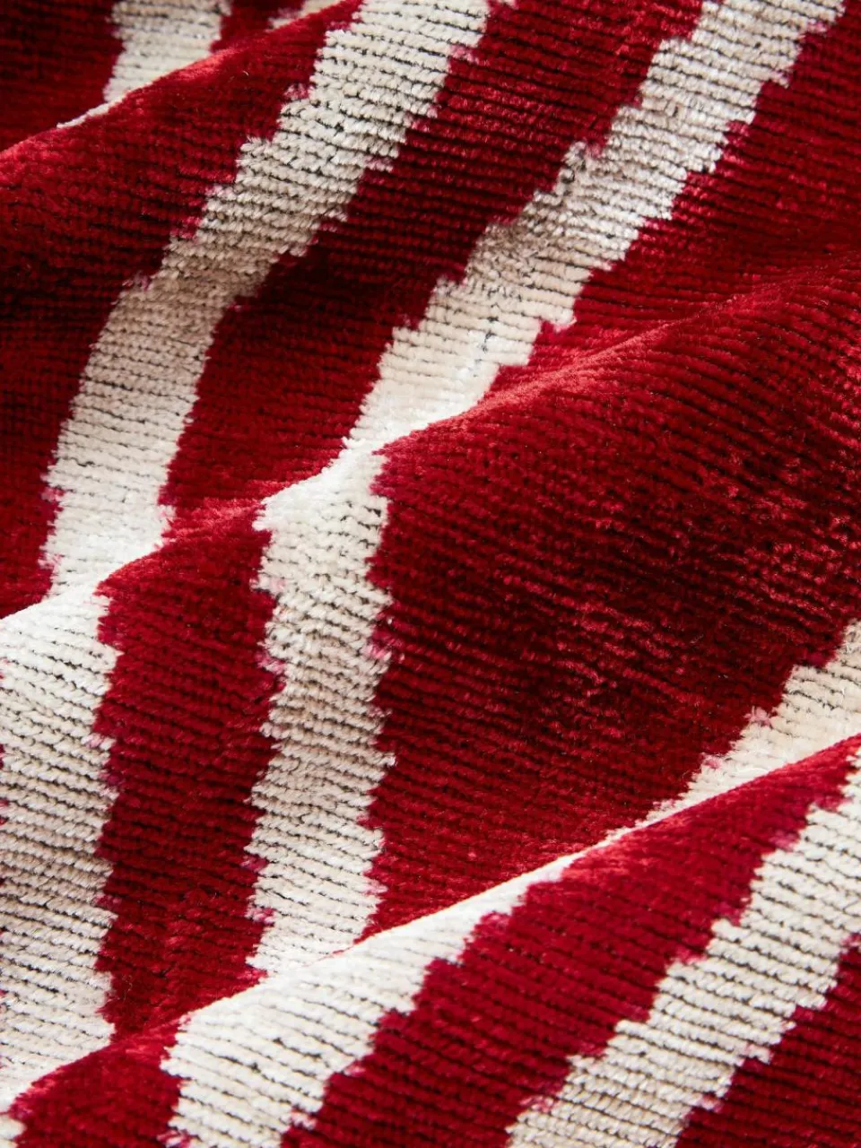 Les Ottomans Seidensamt-Kissenhülle Velvety mit abstraktem Muster