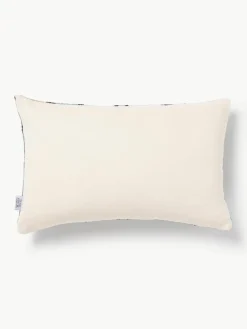 Les Ottomans Seidensamt-Kissenhülle Velvety mit abstraktem Muster