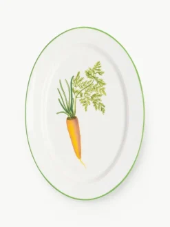 &k amsterdam Servierplatte Carrot aus Fine Bone China