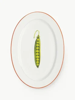 &k amsterdam Servierplatte Pea aus Fine Bone China