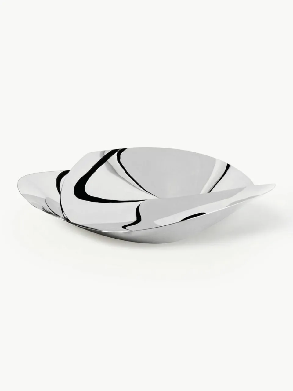 Alessi Servierplatte Resonance aus Edelstahl