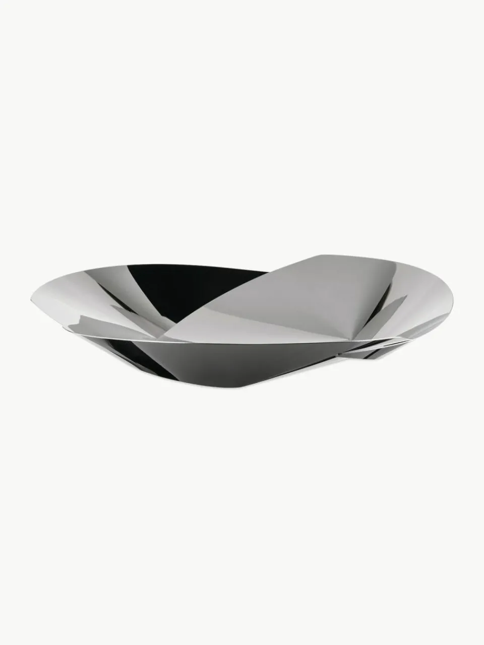 Alessi Servierplatte Resonance aus Edelstahl