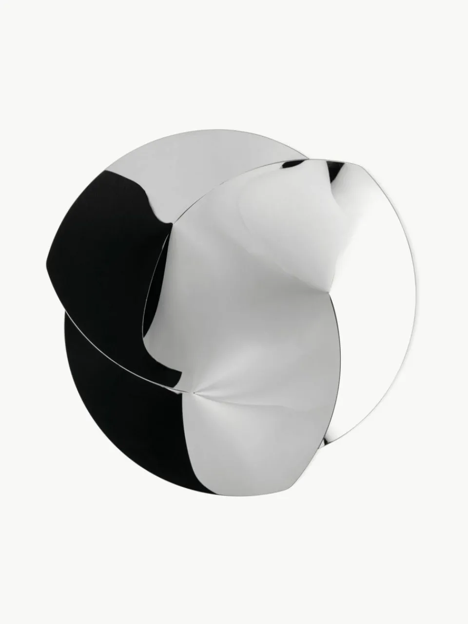 Alessi Servierplatte Resonance aus Edelstahl