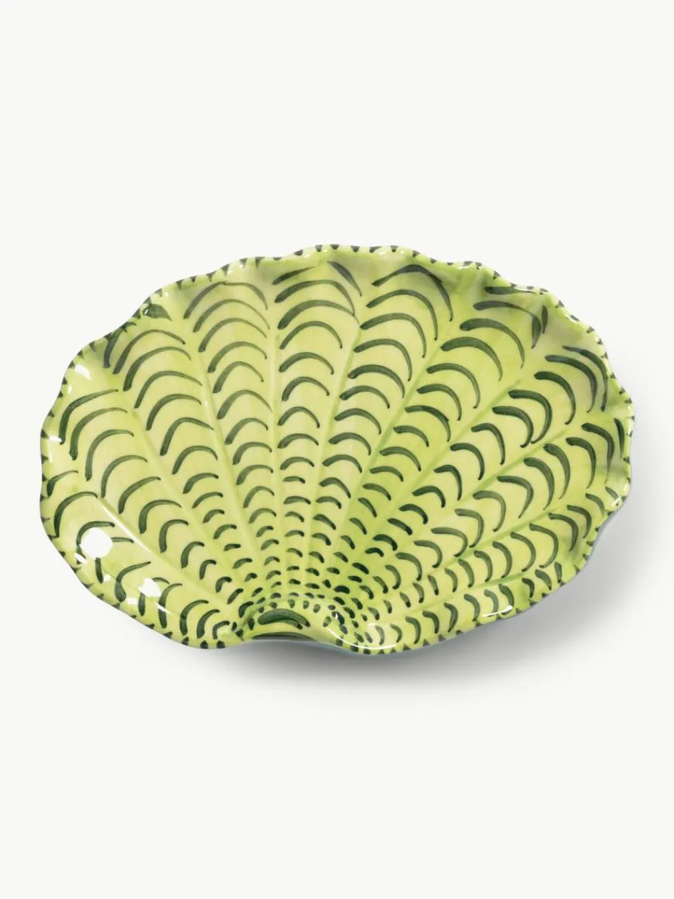 &k amsterdam Servierplatte Shellegance, L 16 cm