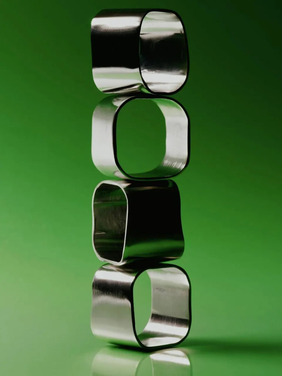 Westwing Collection Serviettenringe Cuff, 4 Stück