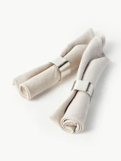 Westwing Collection Serviettenringe Cuff, 4 Stück