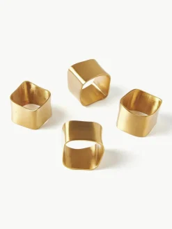 Westwing Collection Serviettenringe Cuff, 4 Stück