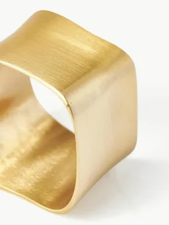 Westwing Collection Serviettenringe Cuff, 4 Stück