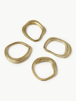ferm LIVING Serviettenringe Flow, 4er-Set